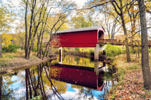 Sugar Creek Covered Bridge  Glenarm IL