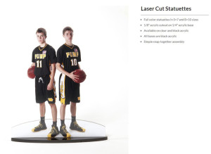 Laser cutout